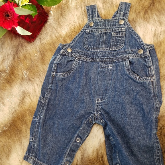 newborn denim overalls